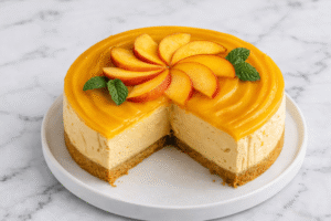 sernik z mango wegański