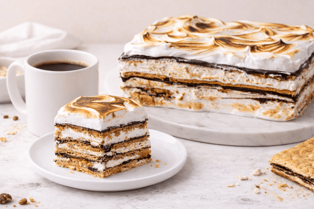 Smores ciasto bez pieczenia