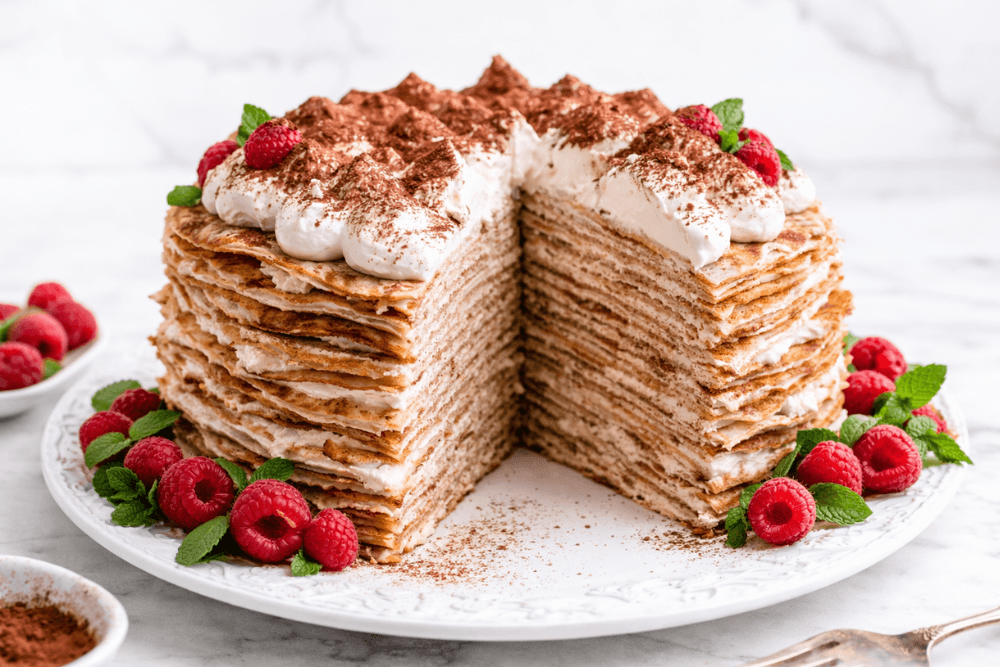 tort naleśnikowy tiramisu