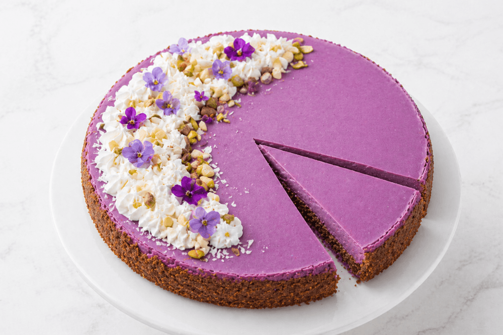 Sernik z masłem orzechowym i ube