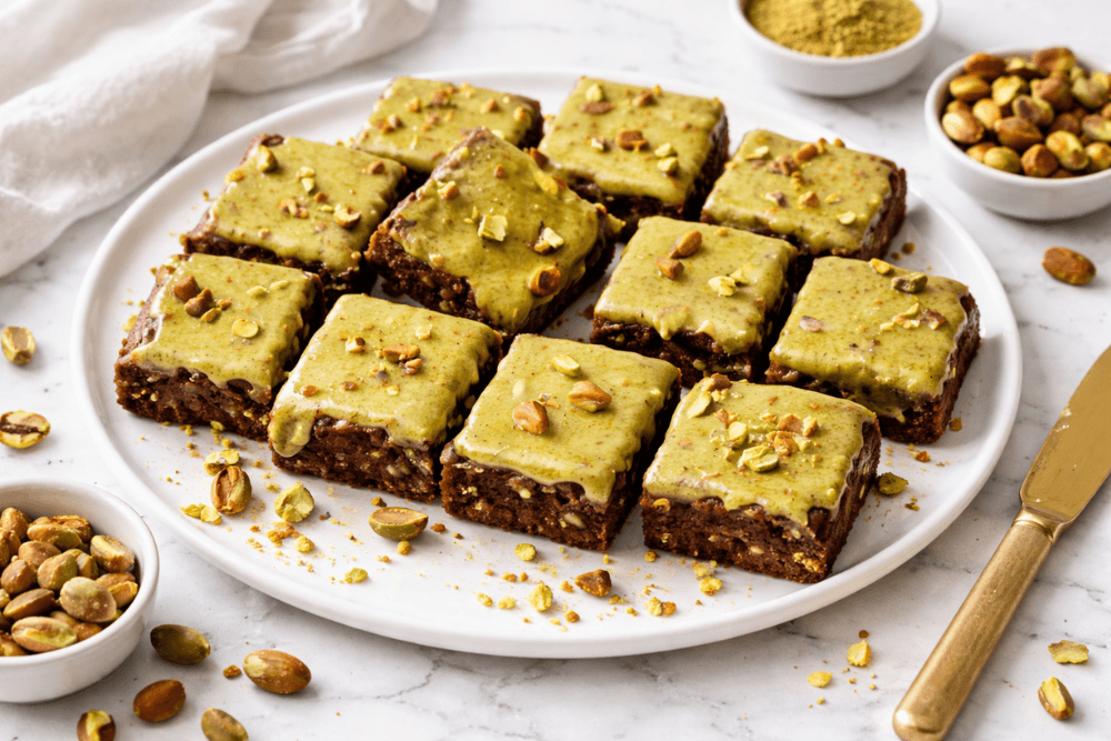 brownie pistacjowe