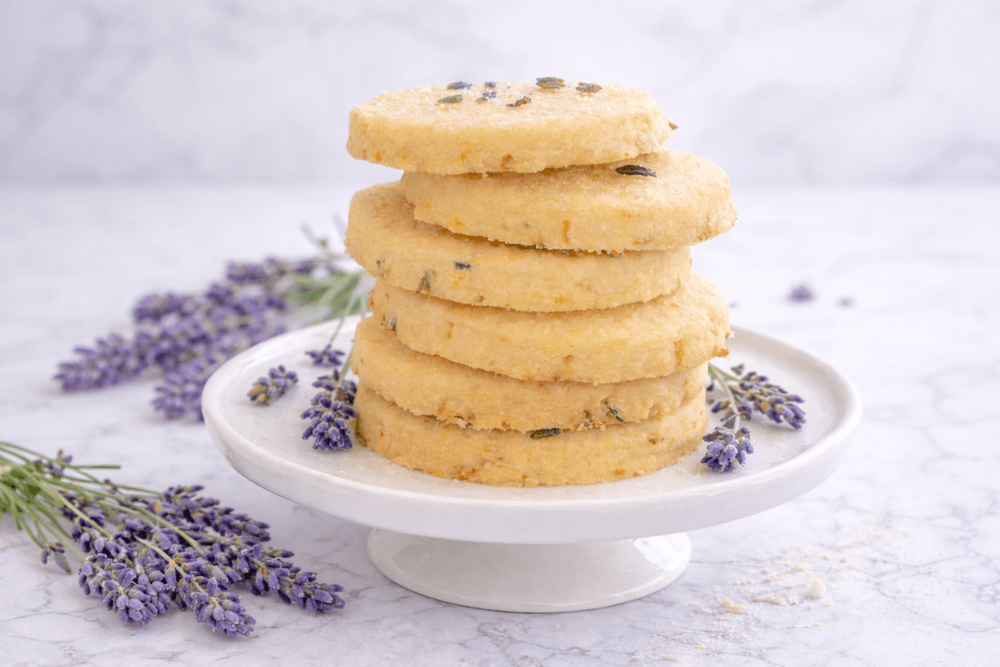ciasteczka z lawendą