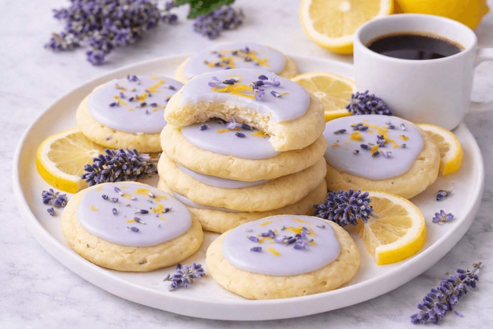 ciastka lawendowe