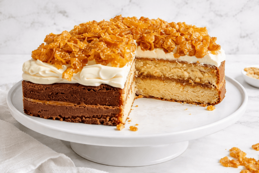 ciasto z płatkami kukurydzianymi