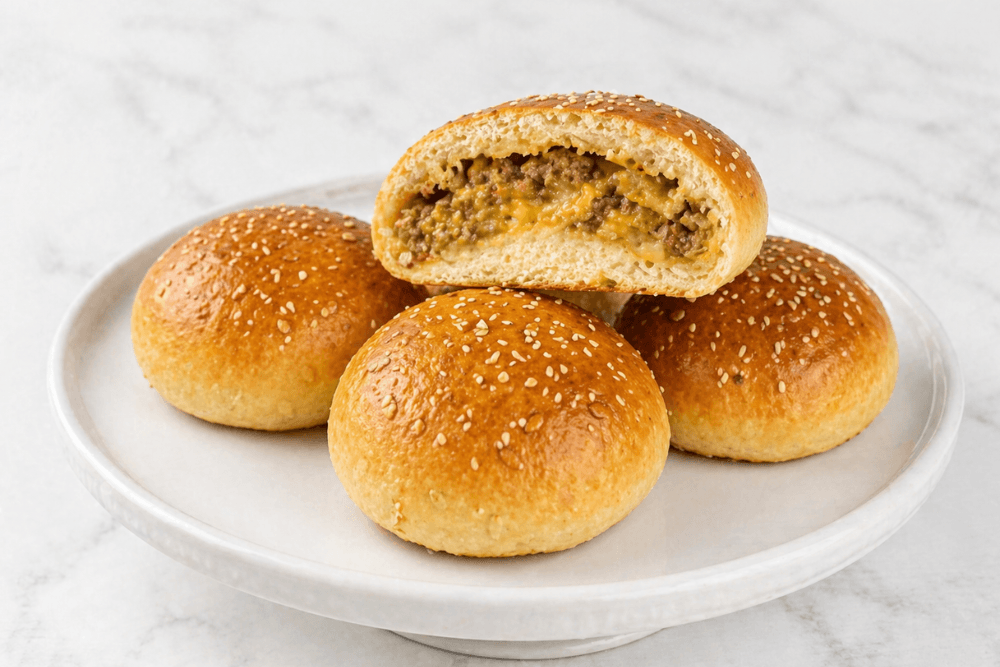 kajzerka cheeseburger