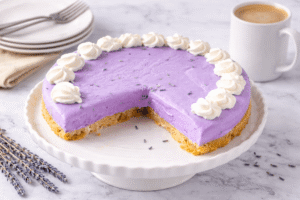 sernik lawendowy bez pieczenia