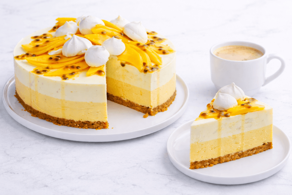 Sernik mango marakuja