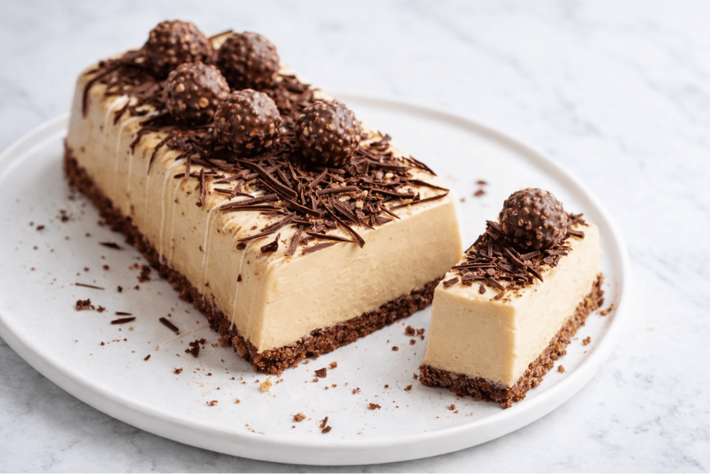 sernik z masłem orzechowym