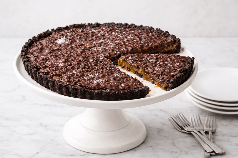 Tarta słony karmel bez pieczenia