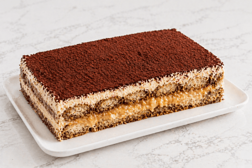 Tiramisu karmel miso