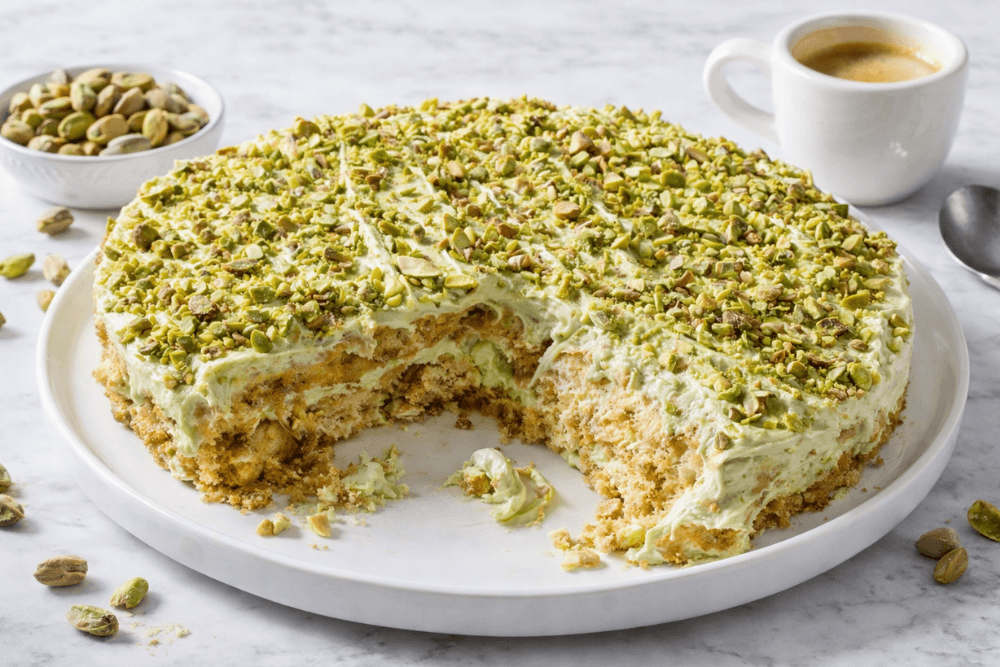 Tiramisu pistacjowe