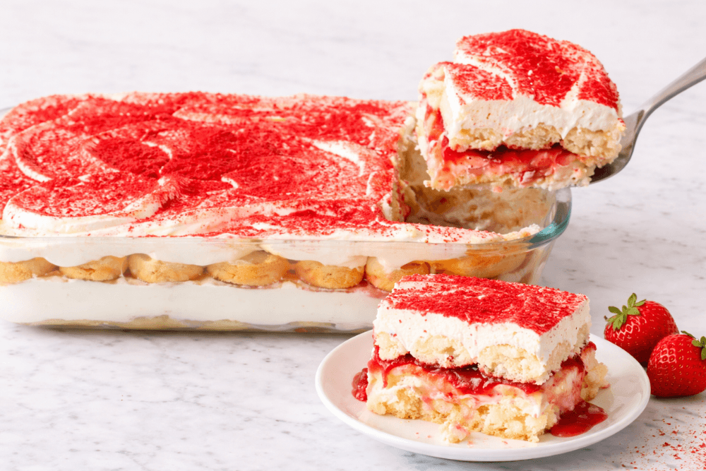 Tiramisu truskawkowe