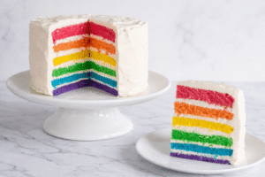 tort tęczowy
