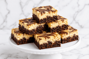 Brownie z sernikiem