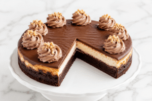 Sernik na brownie