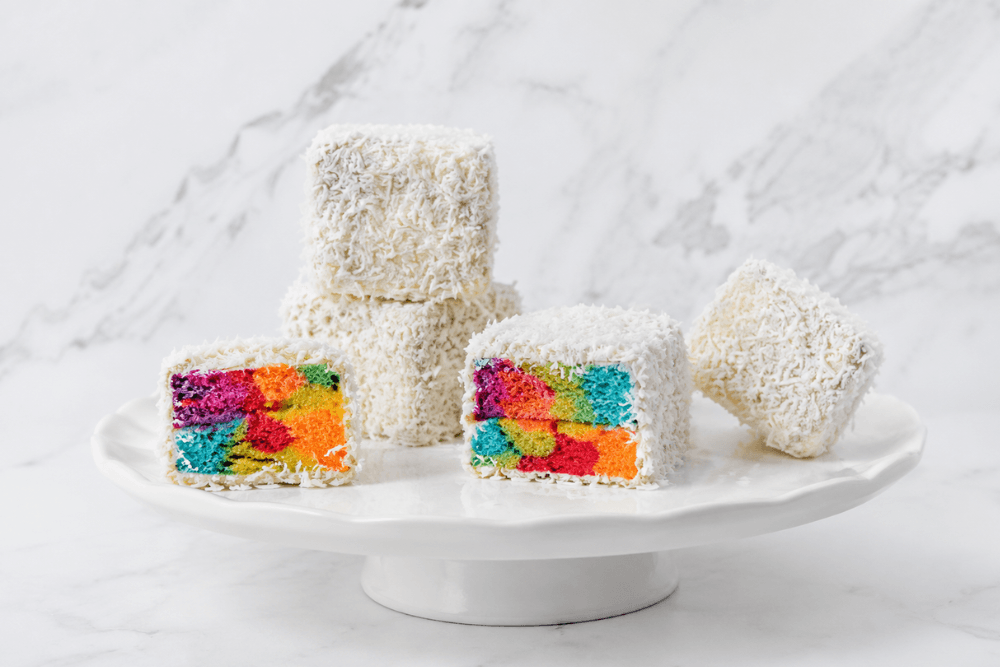 Lamington tęczowy