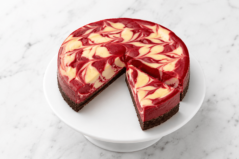 Red velvet sernik