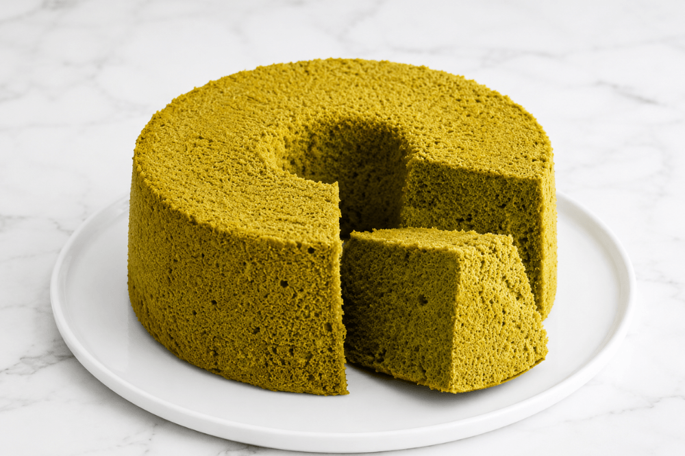 Ciasto szyfonowe matcha