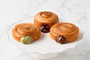okrągłe croissanty
