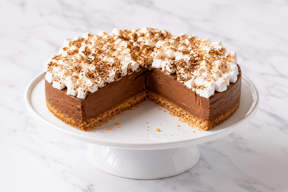 sernik s'mores czekoladowy
