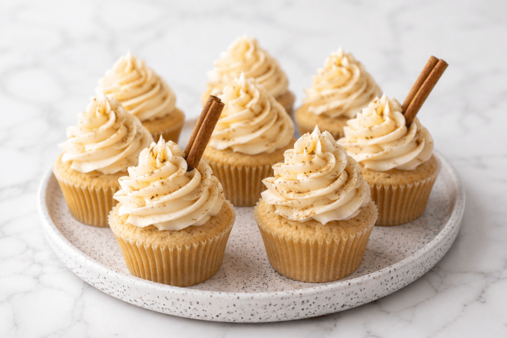 Eggnog muffinki