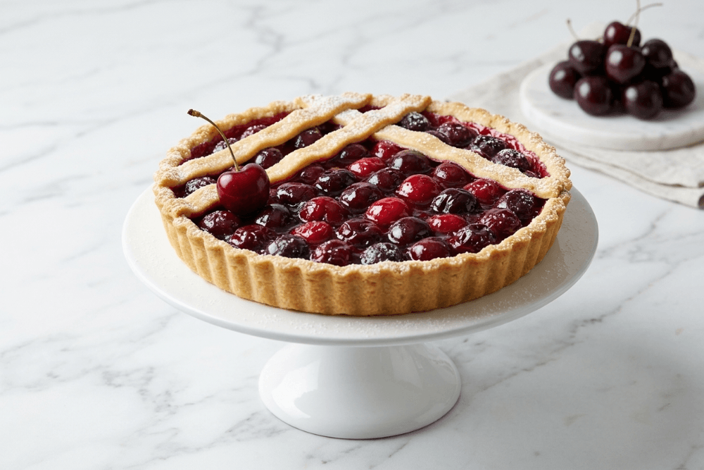 tarta z wiśniami