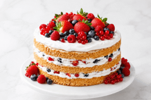 tort z kremem chantilly