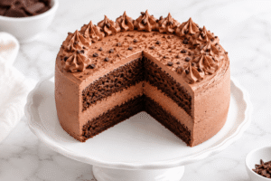 Keto ciasto czekoladowe z mascarpone